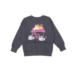 [바로배송] Curly cat sweatshirt