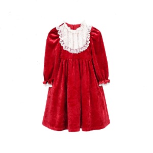 [크리스마스 리미티드 에디션] 2023 Christmas velvet lace dress