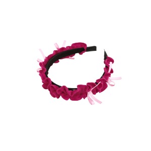 [여유수량 ~5/13 pm 1시까지 할인율 15% 적용] Ribbon frill hairband (PINK)