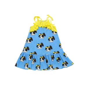 [바로배송] Puppies pleats sleeveless dress