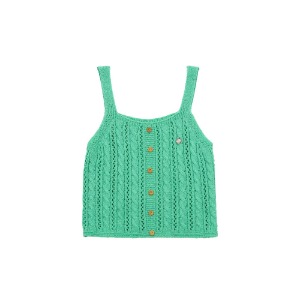 Button knit vest (MINT)