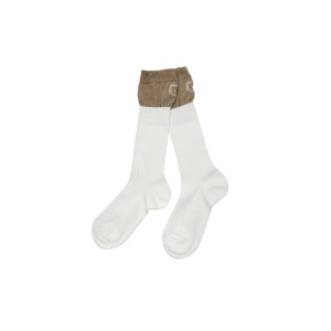 Muemue shirring socks (WHITE)