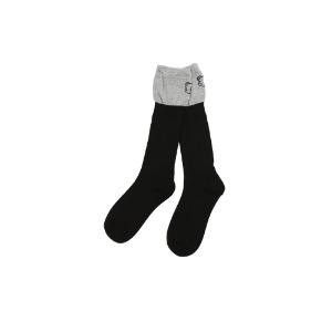 Muemue shirring socks (BLACK)